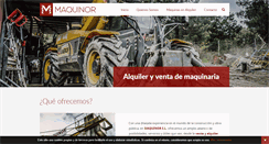 Desktop Screenshot of maquinor.es